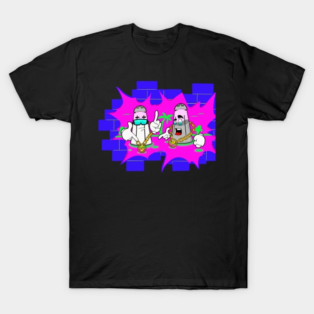 Salt & Peppah T-Shirt by Art by Nabes